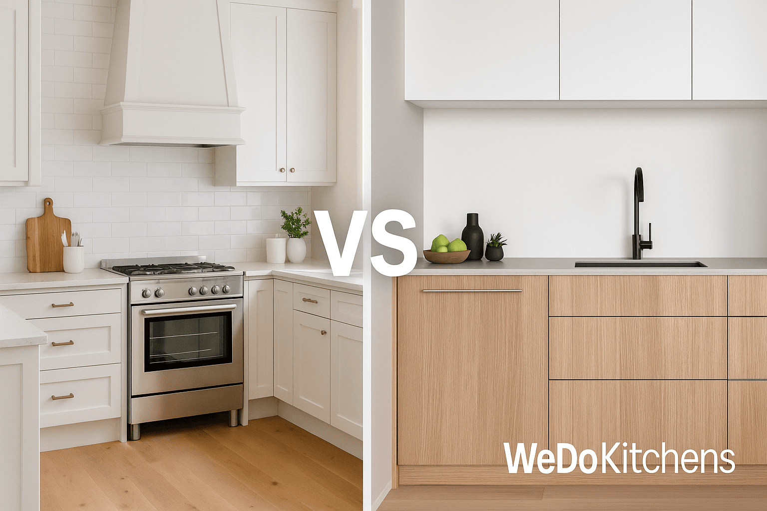 Shaker Style Kitchens vs. Modern Kitchens